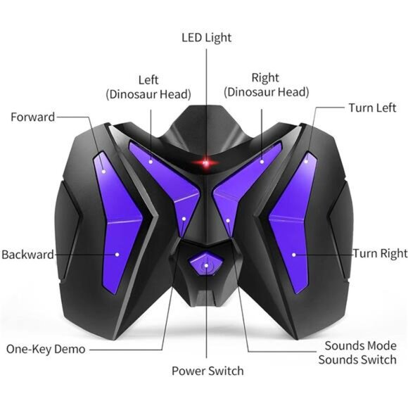 Remote Control DinosaurToys for Boys 3 4 5 6 7 8 Years,Electric Stunt RC Walking - Picture 4 of 7